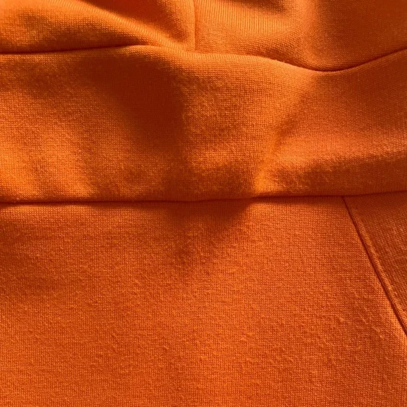 Andrea Jovine bright orange fitted shift dress sleeveless - Picture 4 of 14